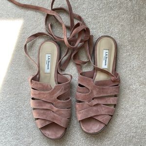 LK Bennet lace up sandals